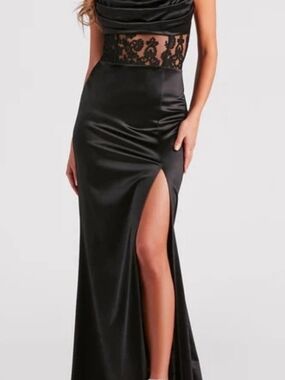 windsor sleek and smooth high slit midi dress Sleek And Smooth High Slit Midi Dress in Pink | Size: L | Knit Fabric